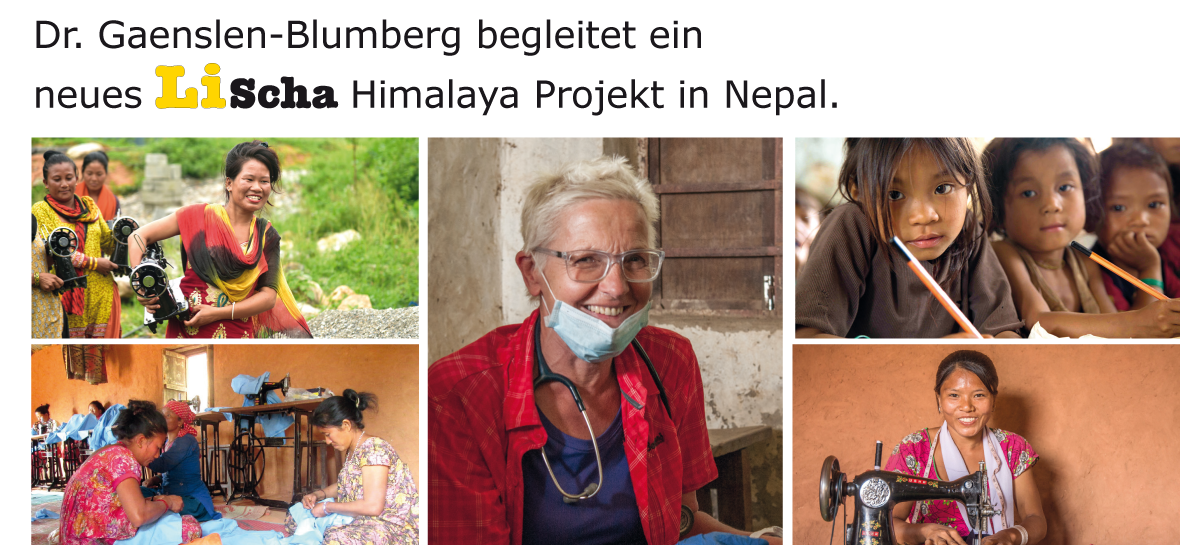 Werbekarte für das Lischa-Projekt.